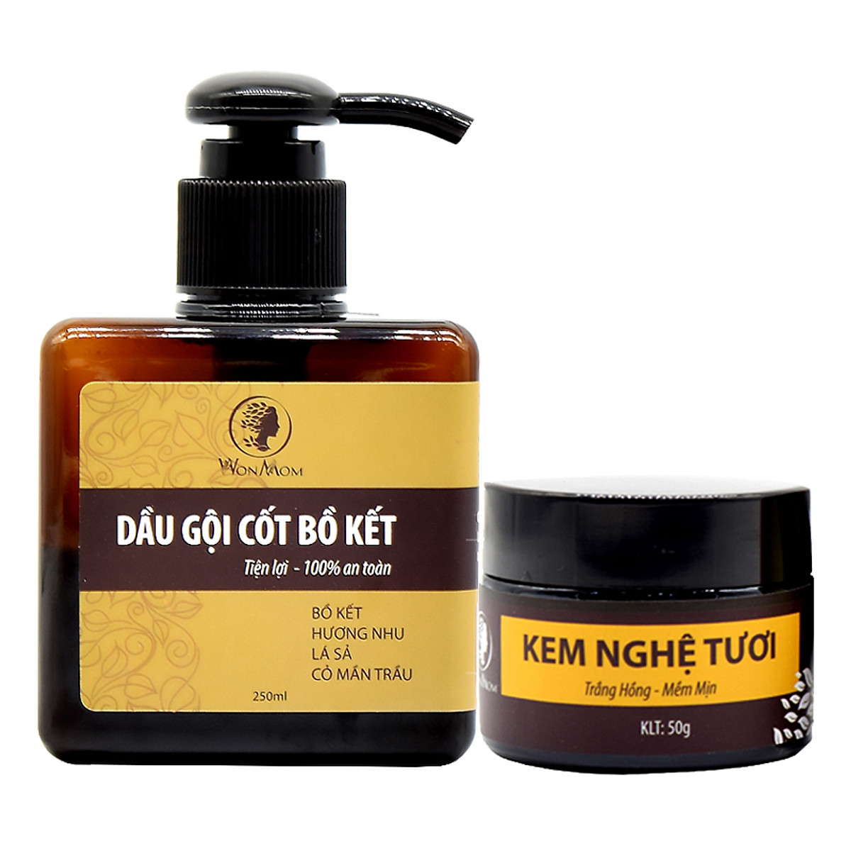 Combo chống rụng tóc & rạn da cho mẹ bầu wonmom