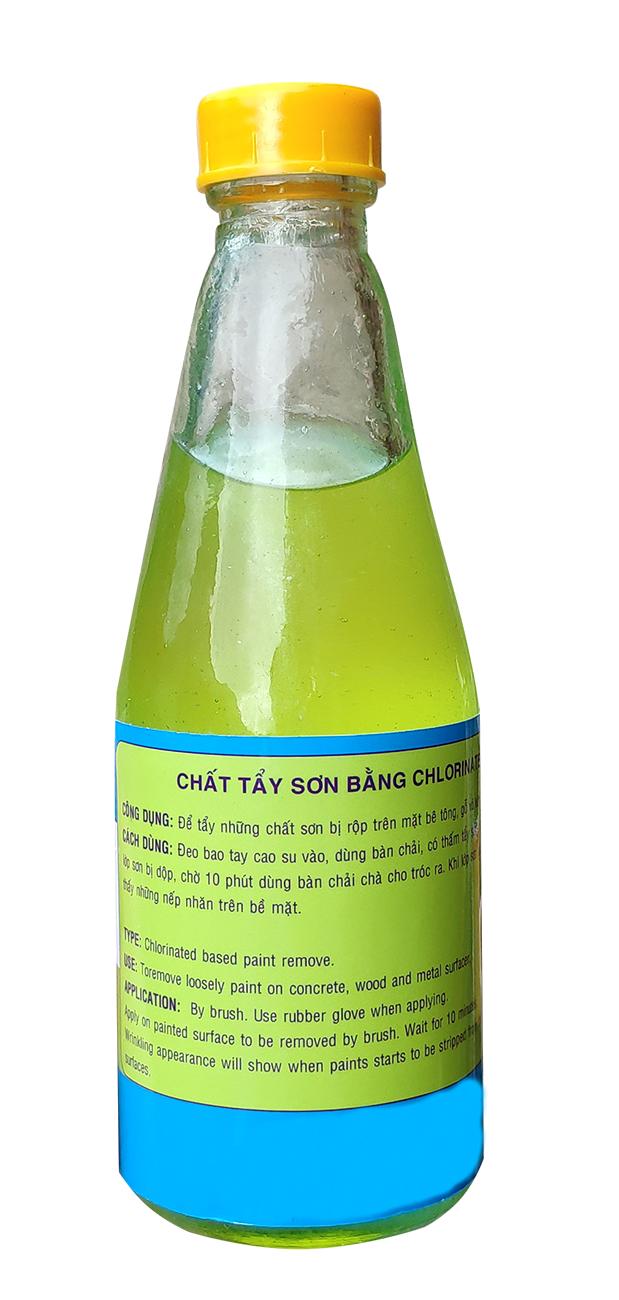 Chai tẩy sơn 350 cc (vỏ thuỷ tinh)