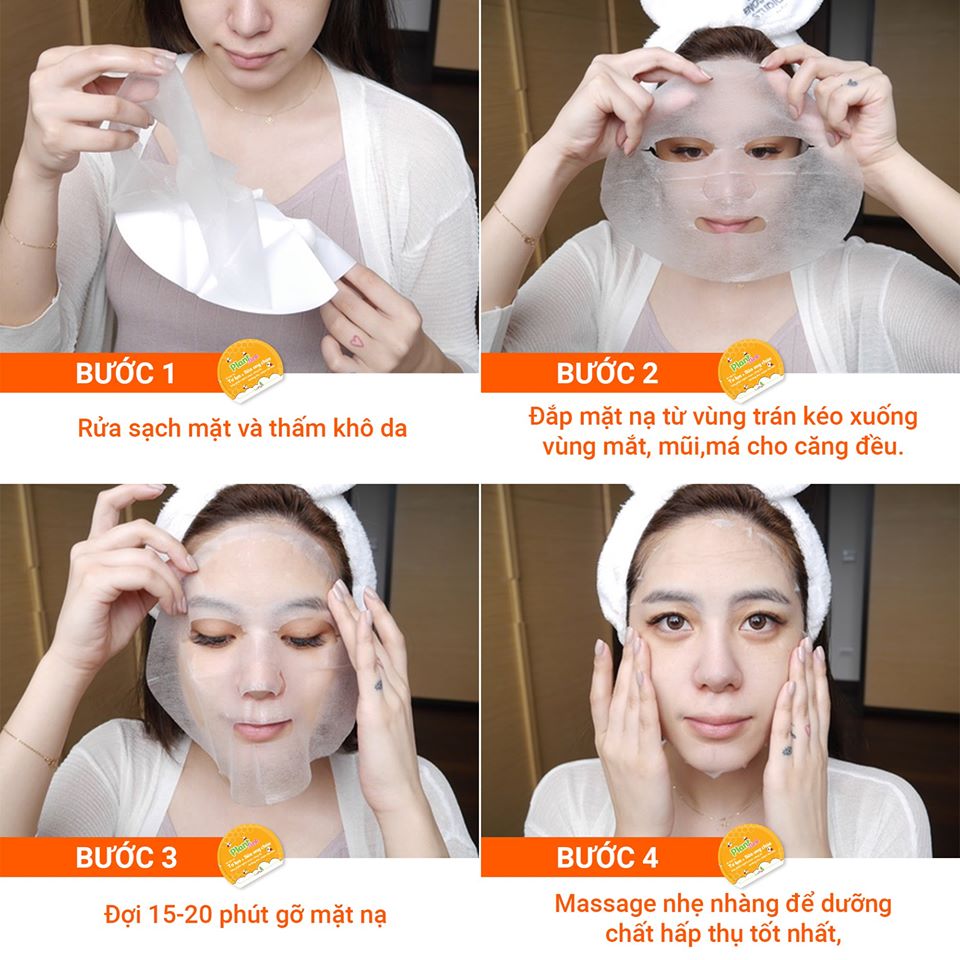 Mặt nạ tơ lụa sữa ong chúa plant mask