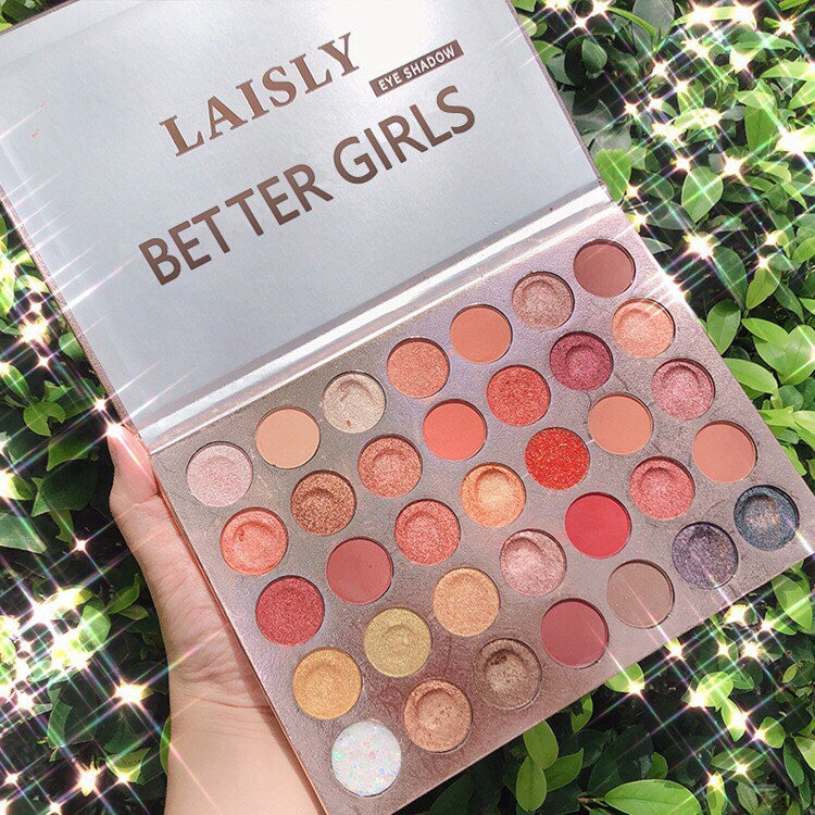 Bảng phấn mắt 35 ô màu laisly better girls