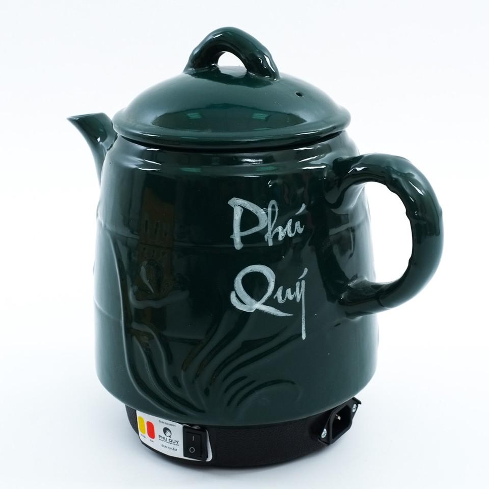 Ấm sắc thuốc điện gốm Phú Quý 3.2 lít