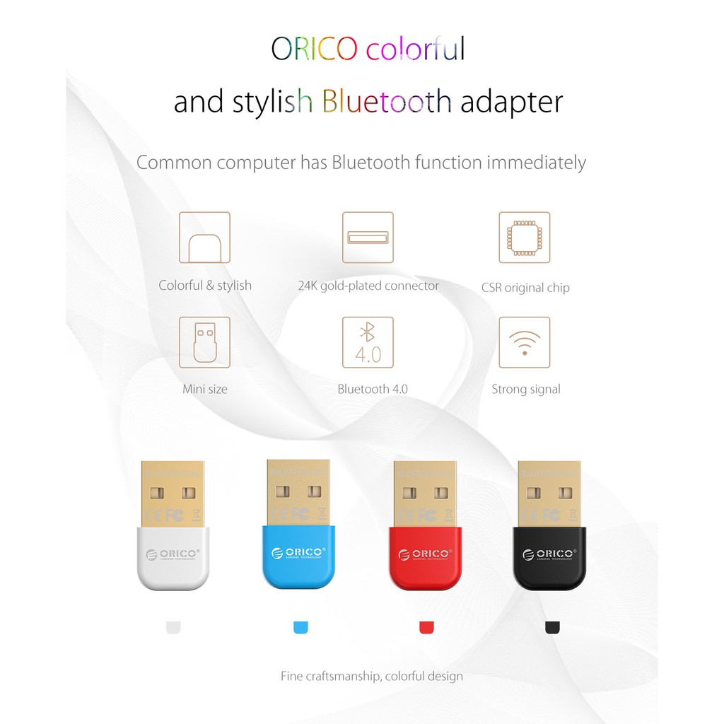 Usb Bluetooth 4.0 Cho Máy Tính Orico Bta-403 (Đen)Bảo Hành 12 Tháng - Ben Computer Store
