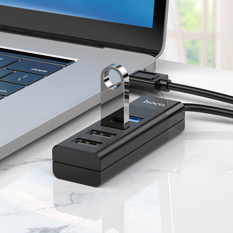 Hub chia Hoco HB25 Cổng USB ra 1 cổng USB 3.0 + 3 cổng USB 2.0