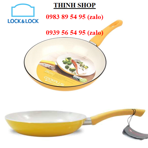 chảo chống dính lock&lock - chảo sứ lock&lock