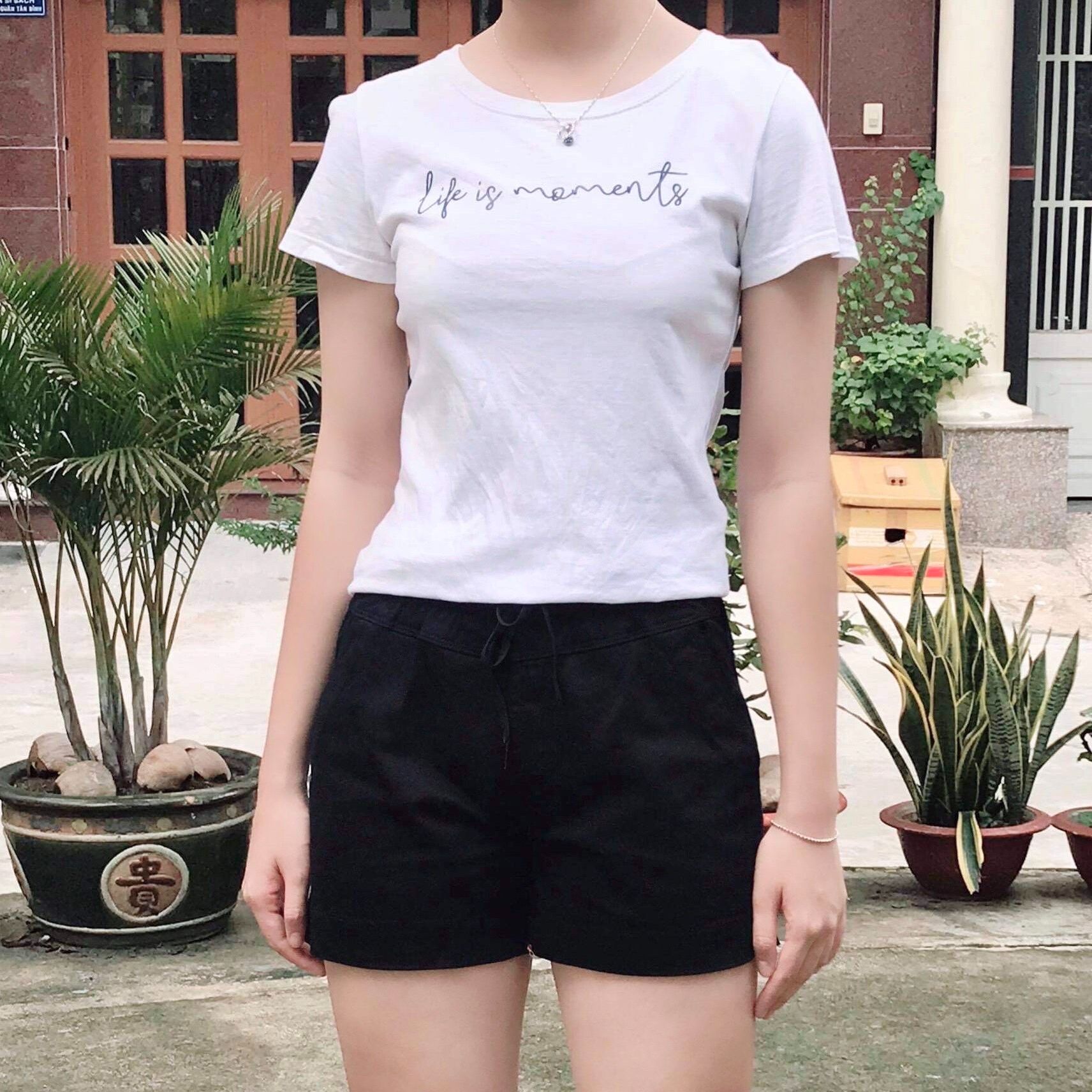 [ HCM ]QUẦN SHORT ĐÙI KAKI NỮ BASIC TRƠN NHIỀU MÀU FULLSIZE THỜI TRANG THOÁNG MÁT