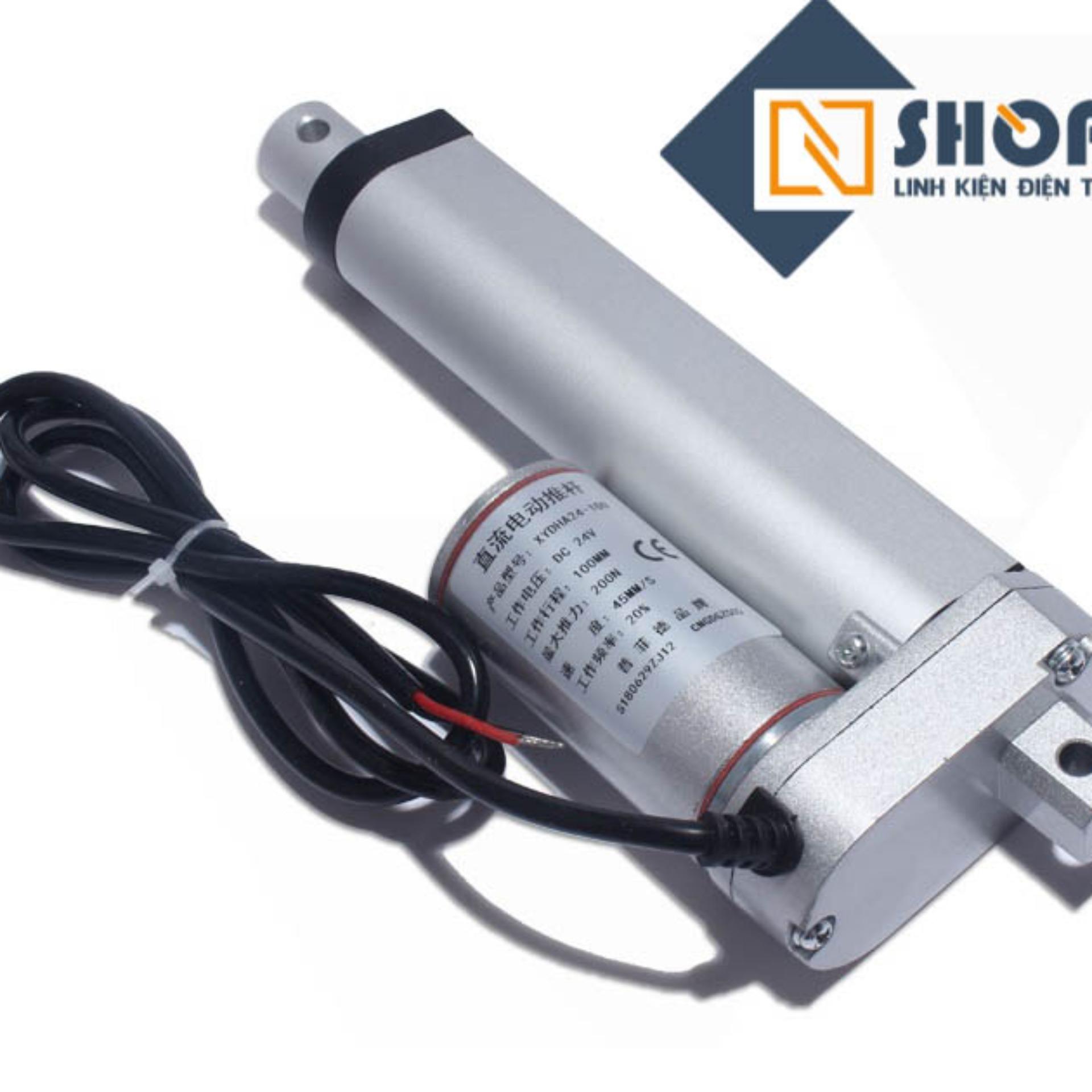 Xi Lanh Điện 12V hành trình 150mm-20mm/s