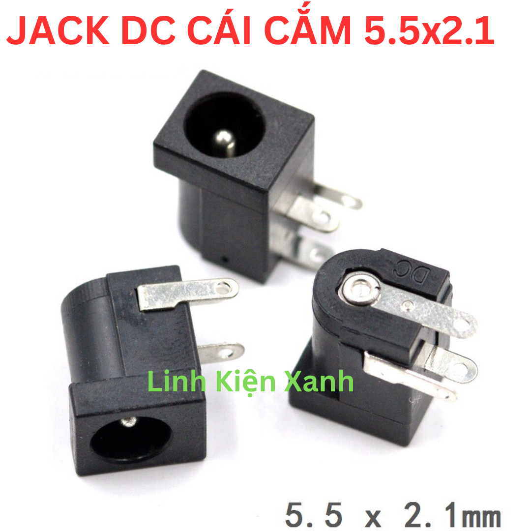 Chân jack sạc DC cái 5.5*2.1 DC005