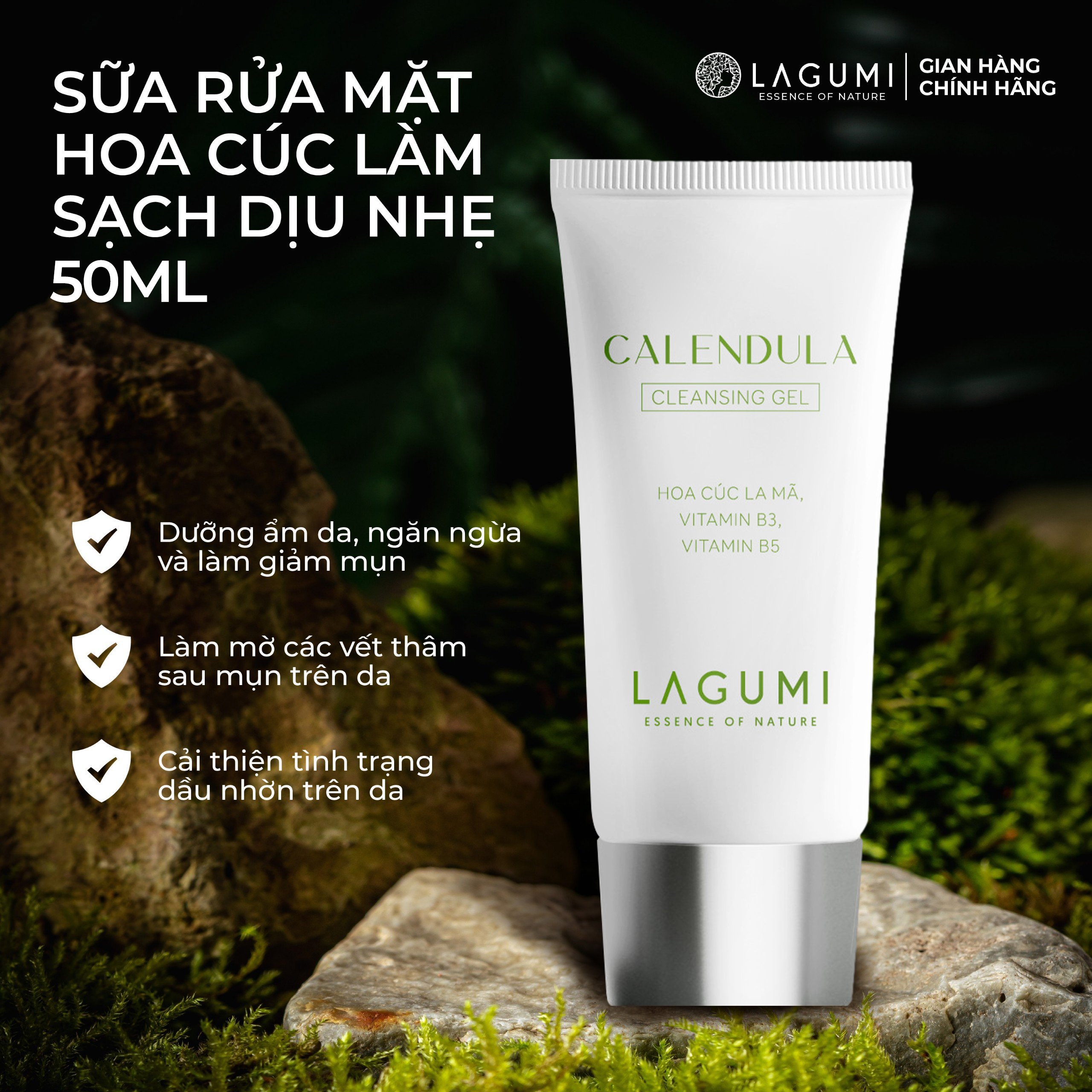 Sữa rửa mặt Lagumi minisize 50gr