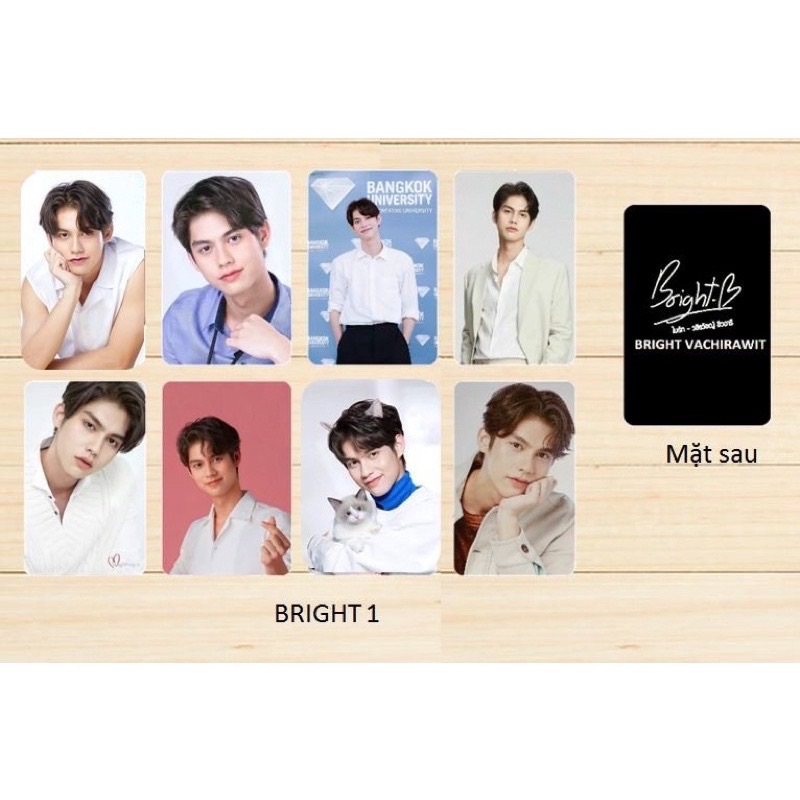 Set 8 ảnh bo góc idol Thái Lan BRIGHT VACHIRAWIT