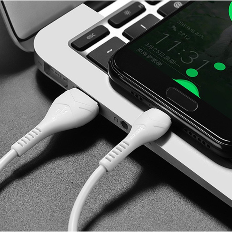 Cáp sạc nhanh iphone/ Micro/ TypeC HOCO X37 2.4A (1m)