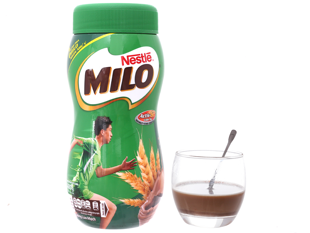 Bột thức uống lúa mạch Milo Active Go hũ 400g