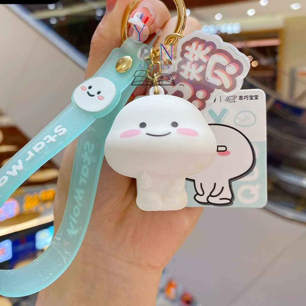 Móc Khóa Hoạt Hình 50 Sắc Thái Siêu Cute