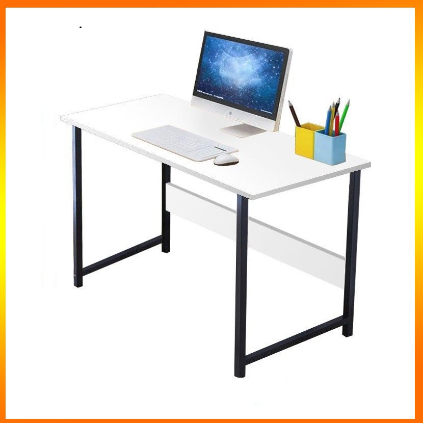 Bàn làm việc chân sắt sơn tĩnh điện mặt gỗ MDF