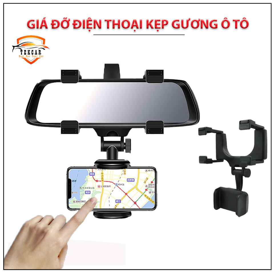 [SẴN HÀNG] Giá treo đỡ điện thoại 360 độ móc gương chiếu hậu , cây kẹp tiện lợi trên oto xe hơi , giá treo đỡ điện thoại ô tô gắn gương chiếu hậu , giá kẹp giữ smartphone xoay 360 độ chỉ đường