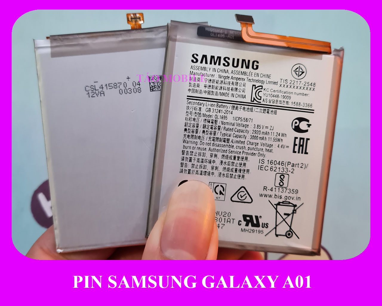 Pin Samsung Galaxy A01 công ty A015