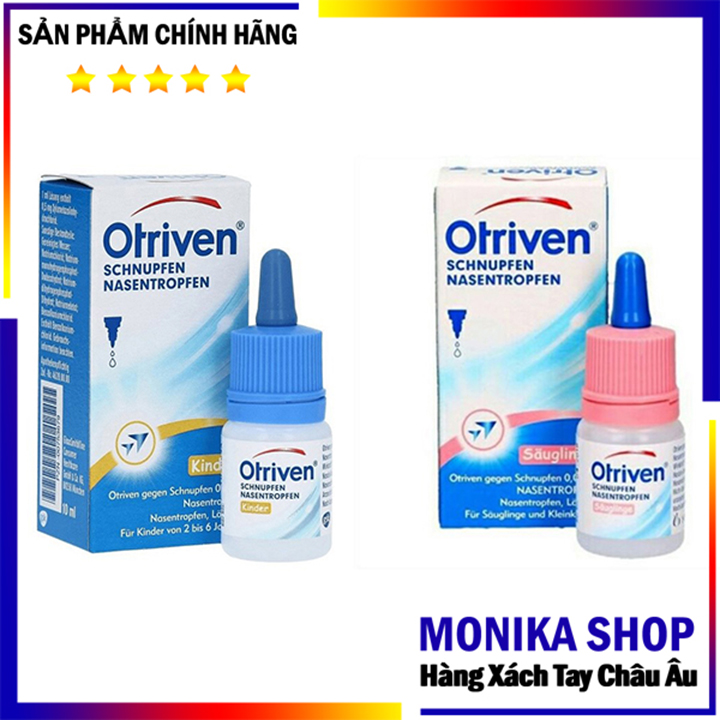 Nhỏ mũi Otriven hàng Đức 10ml