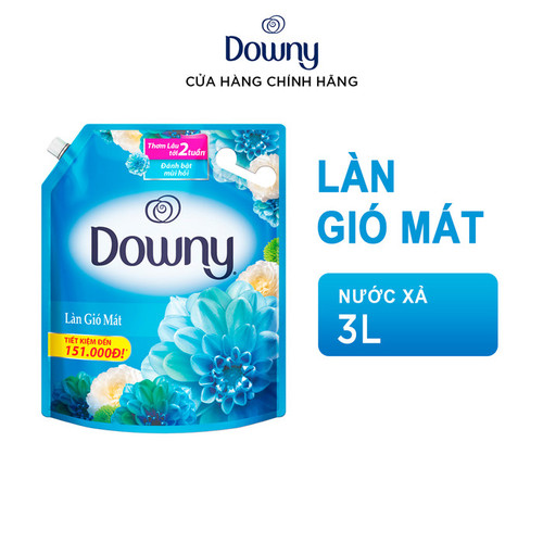 NƯỚC XÃ VẢI DOWNY NẮNG MAI, LÀN GIÓ MÁT 3L