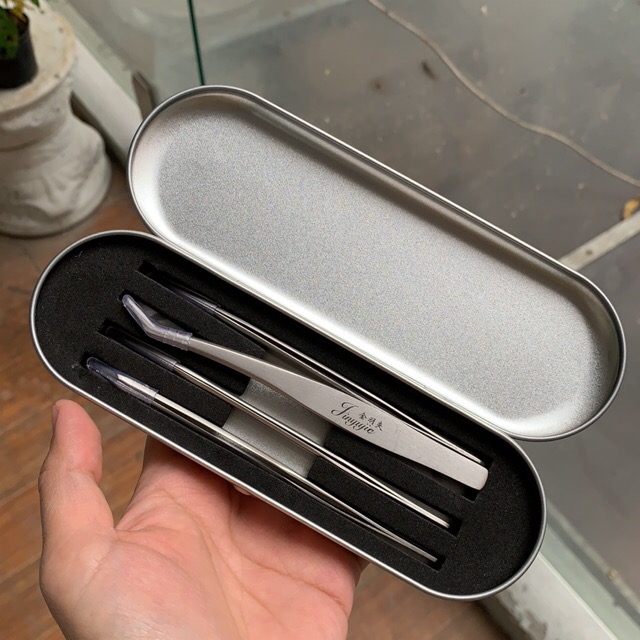 Hộp đựng nhíp nối mi 4 khay