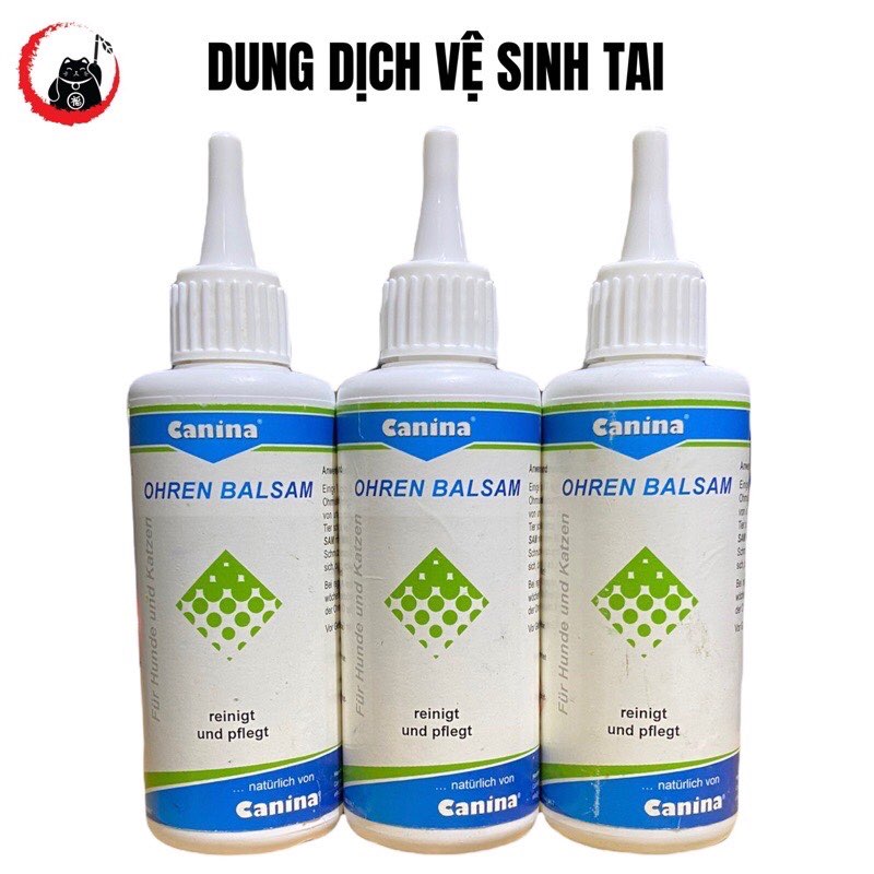 Chăm sóc thú cưng - Dung dịch vệ sinh tai Canina OHREN BALSAM 100ml