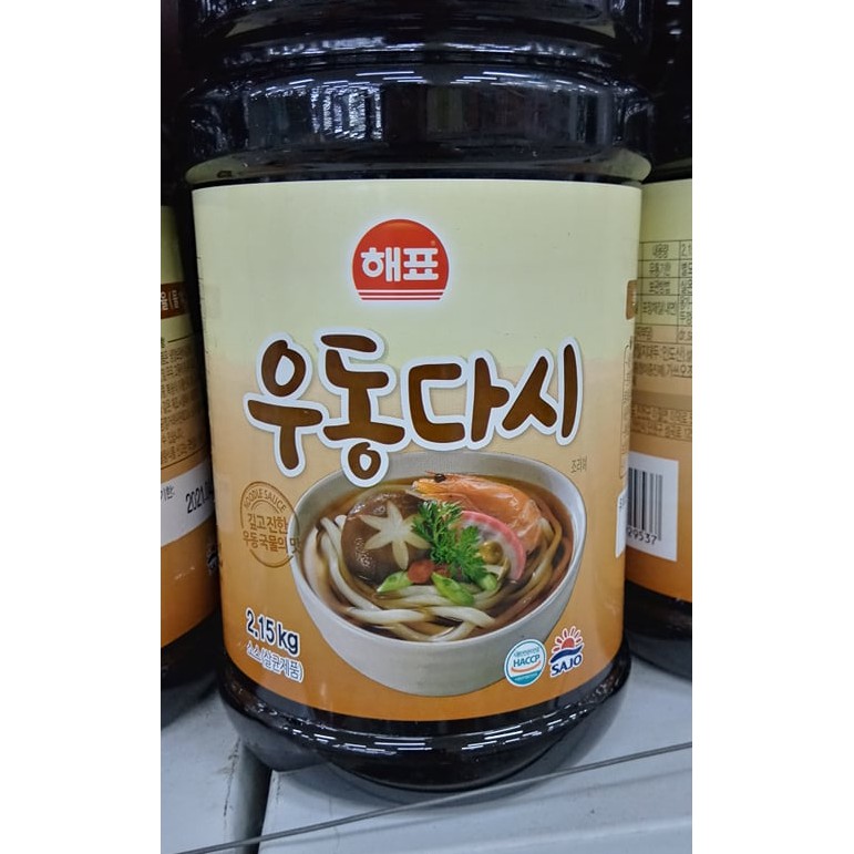 Nước sốt dùng cho mì udon 2,15l - 우동다시