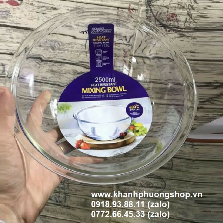 tô trộn thủy tinh lock&lock - tô trộn thủy tinh lock&lock