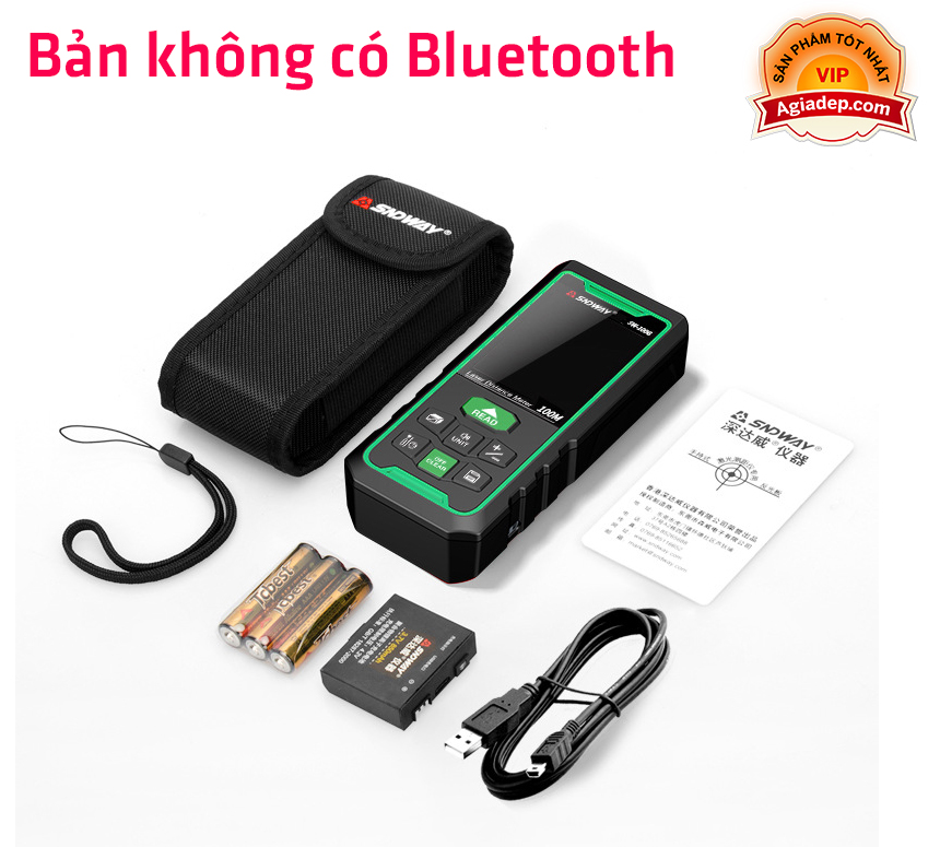 Thước đo Laser Tia xanh khoảng cách trong nhà, ngoài trời SNDWAY