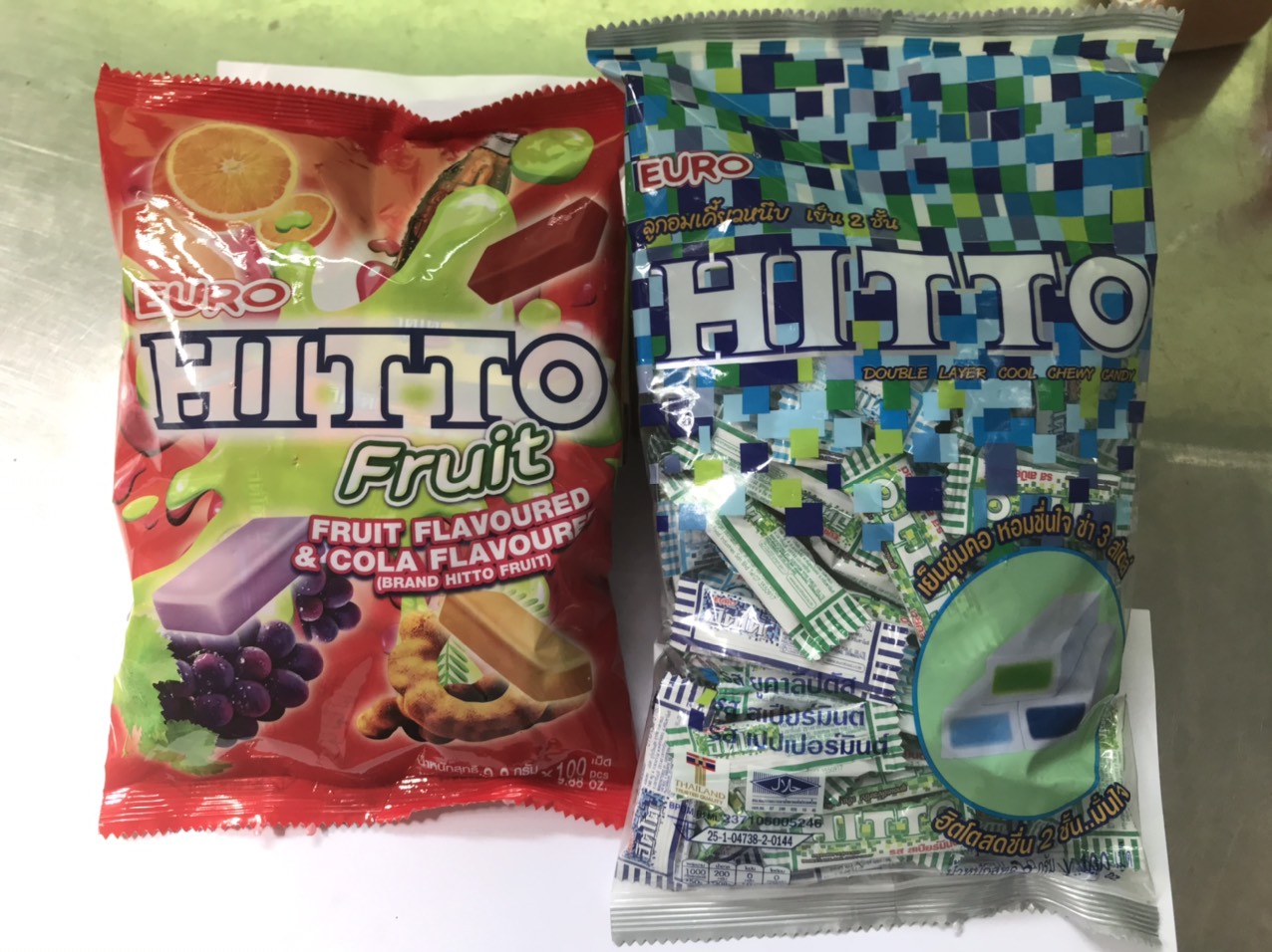 Kẹo Thái Lan Trái Cây Hitto Fruit (Gói 280g)