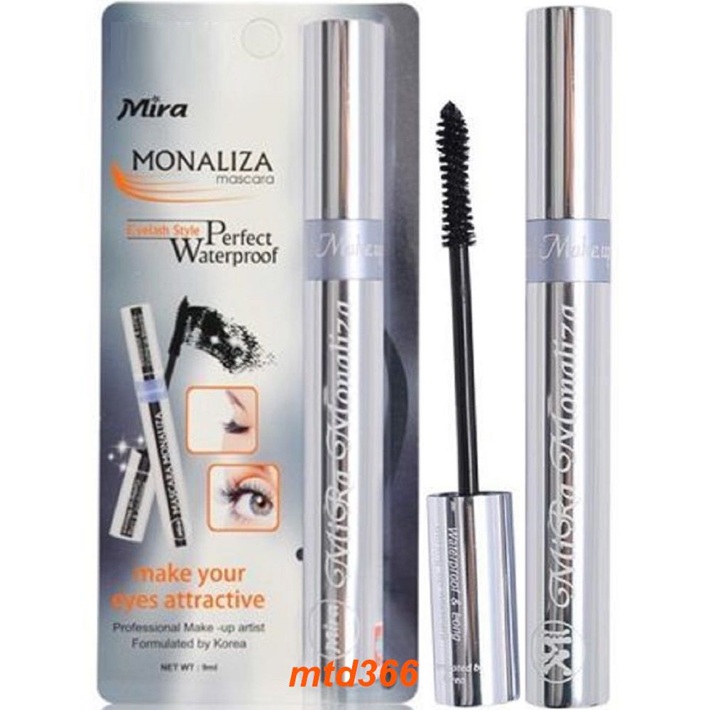 Mascara Mira Monaliza Làm Dài Và Cong Mi Không Lem, Không Trôi 9ml