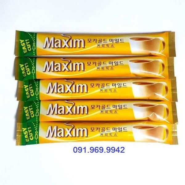 Cà phê Maxim Gold Hàn Quốc 1,2kg 100 gói