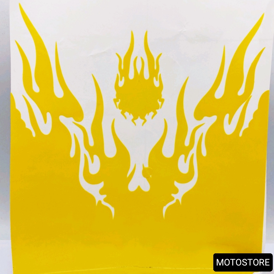 Decal dán dè trước sau xe máy (giá 1 cái)