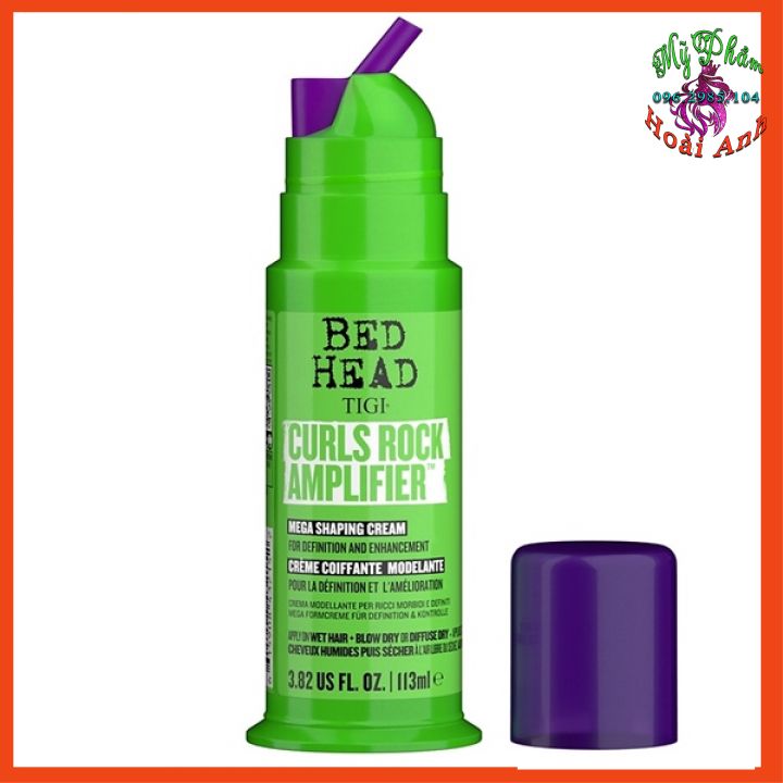 KEM TẠO KIỂU VÀ TĂNG SÓNG TIGI BED HEAD CURLS ROCK AMPLIFIER MEGA SHAPING CREAM 43ML/113ML USA