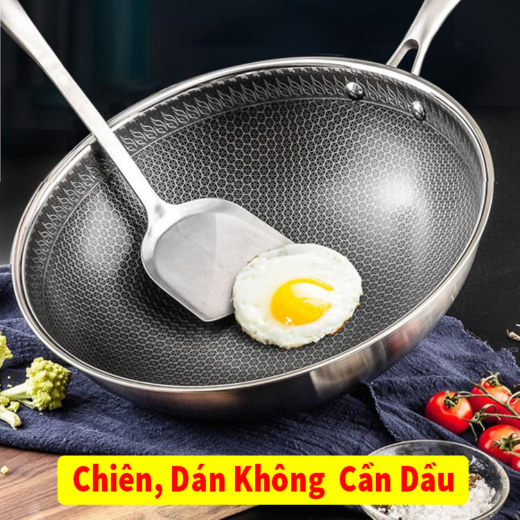 CHẢO VÂN TỔ ONG SÂU LÒNG SIZE 32cm