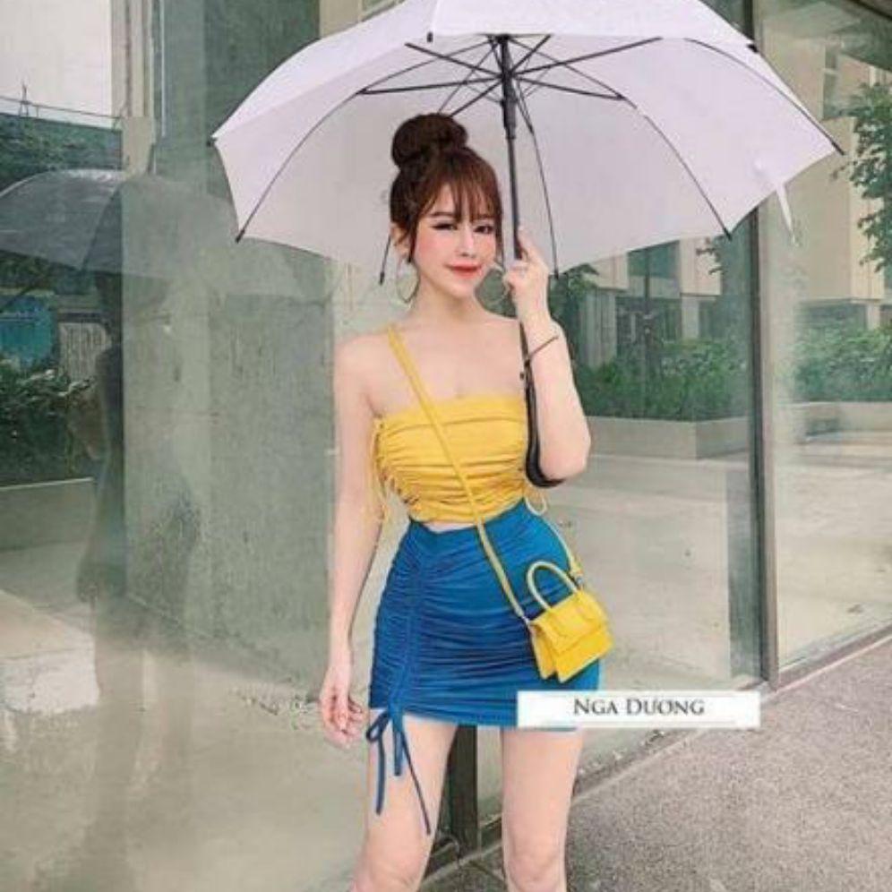 Sét rút nhúng cúp ngực sexy