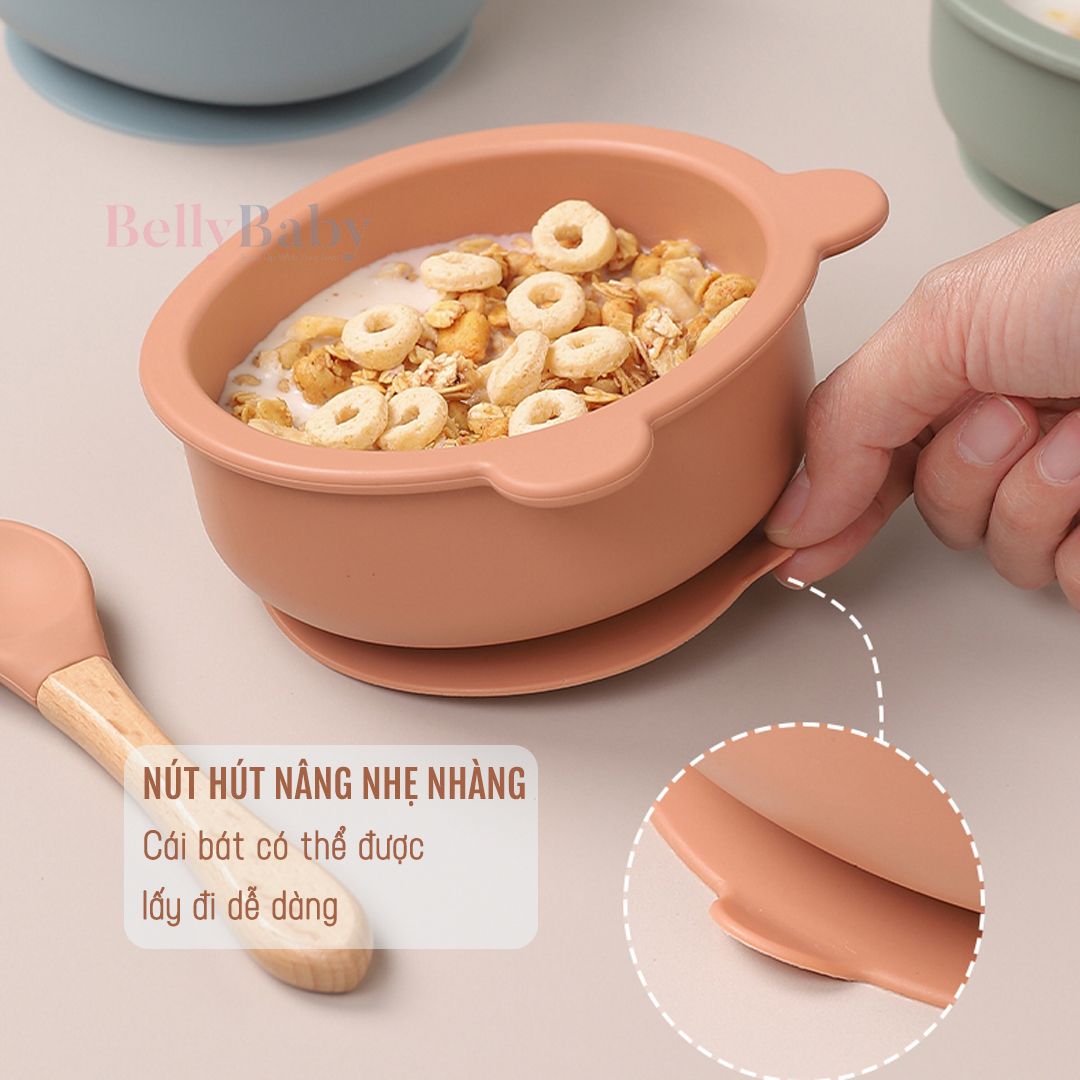 Bát ăn dặm Silicon, Bộ bát ăn dặm Belly Baby
