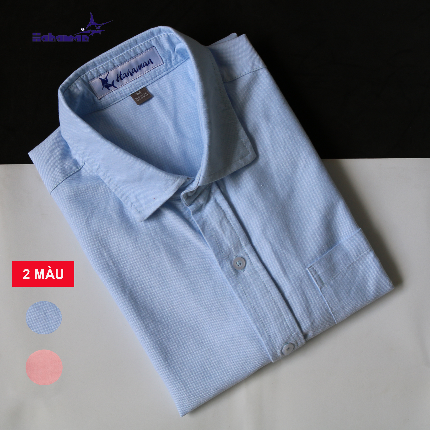 Áo sơ mi nam kate ford HAHAMAN cao cấp SMF1001