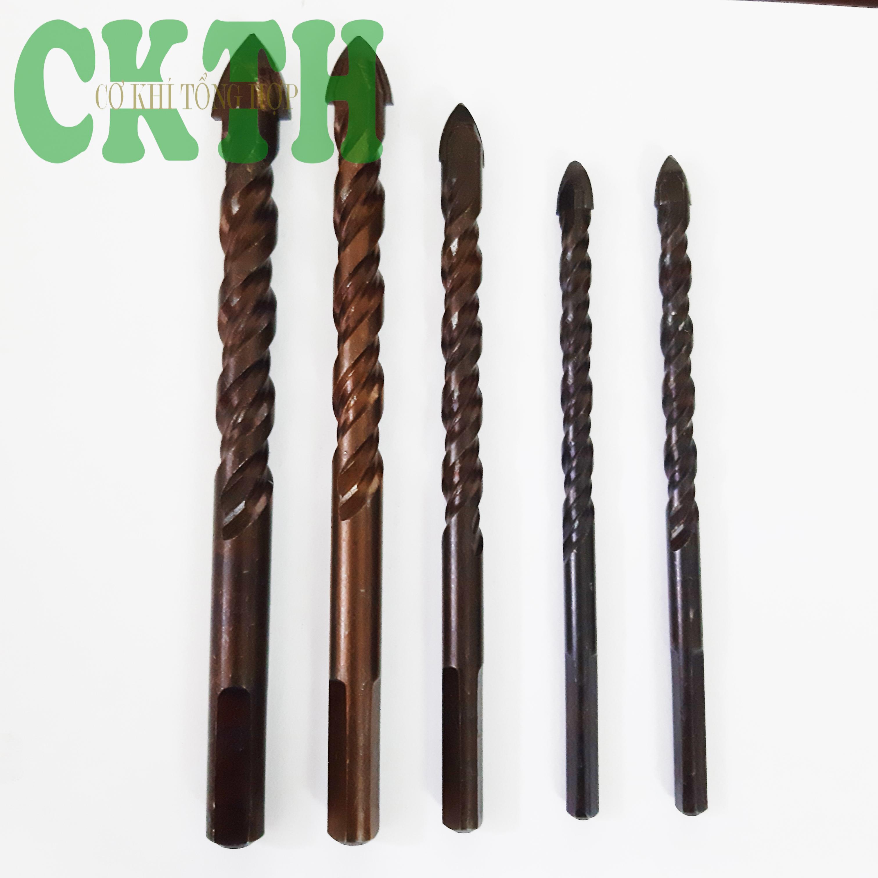 Mũi Khoan, Bộ 5 Mũi Khoan Đa Năng, Khoan Bê Tông, Tường, Gạch Ốp Lát, Đá Hoa...