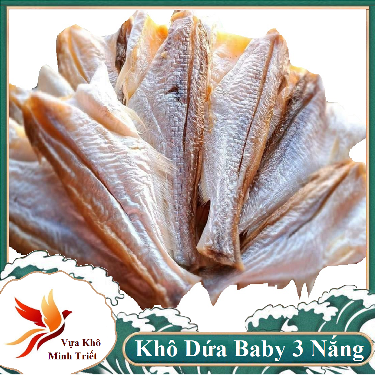 Khô cá dứa nhí tự nhiên - khô cá dứa loại 3 nắng minh triết cần giờ- thịt ngọt, dai, chắc, thơm ngon hàng chuẩn thiên nhiên- vựa khô minh triết