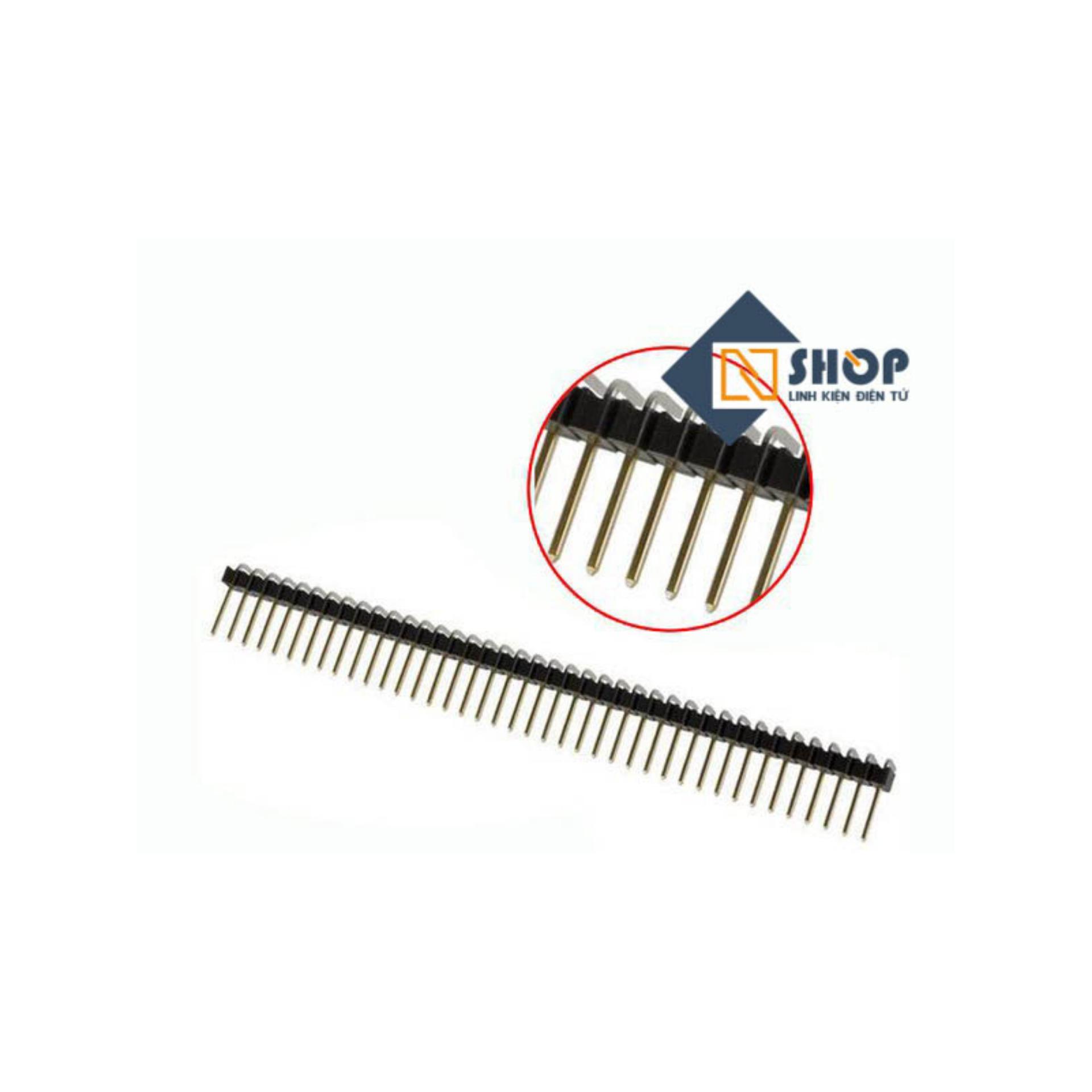 10 Hàng rào đực 1x40pin chân cong (loại thường)
