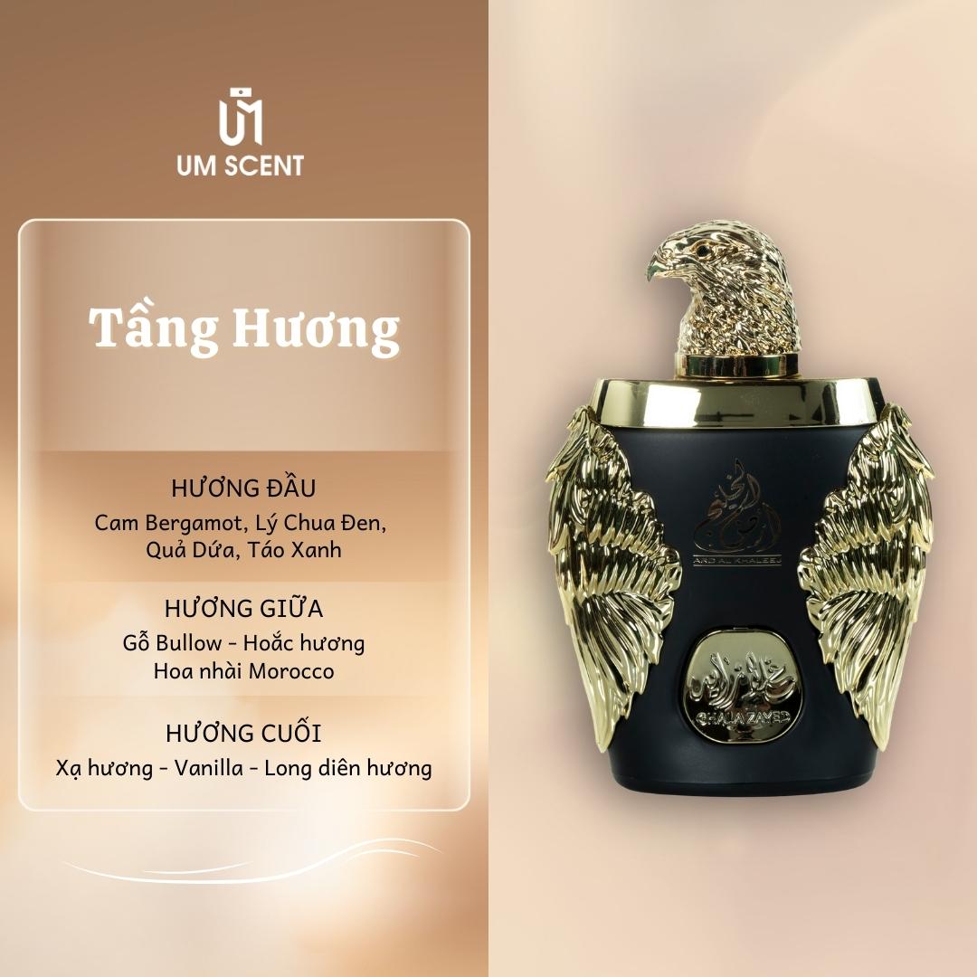 Nước Hoa Nam Ghala Zayed Black 100ml & 10ml