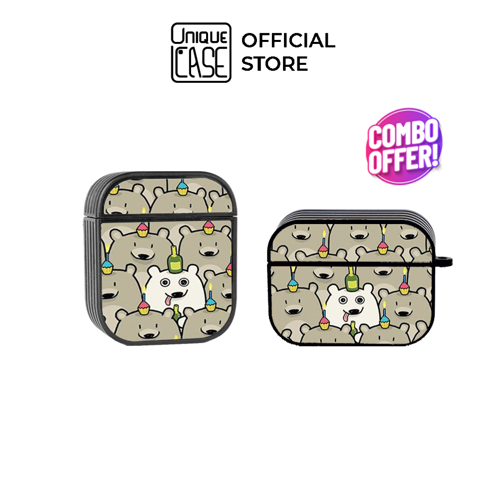 Combo Ốp lưng iPhone và Case Airpods Unique Case CB007