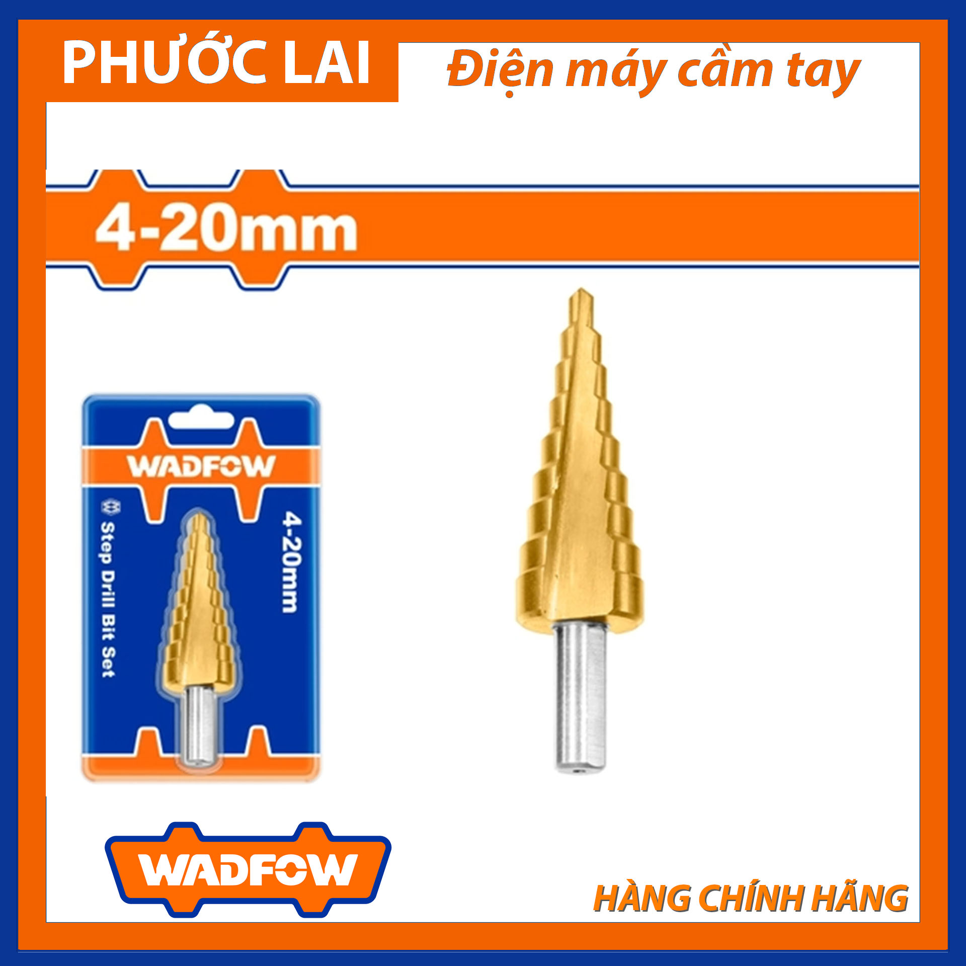 Mũi khoan tháp 4-20mm wadfow wjd1402