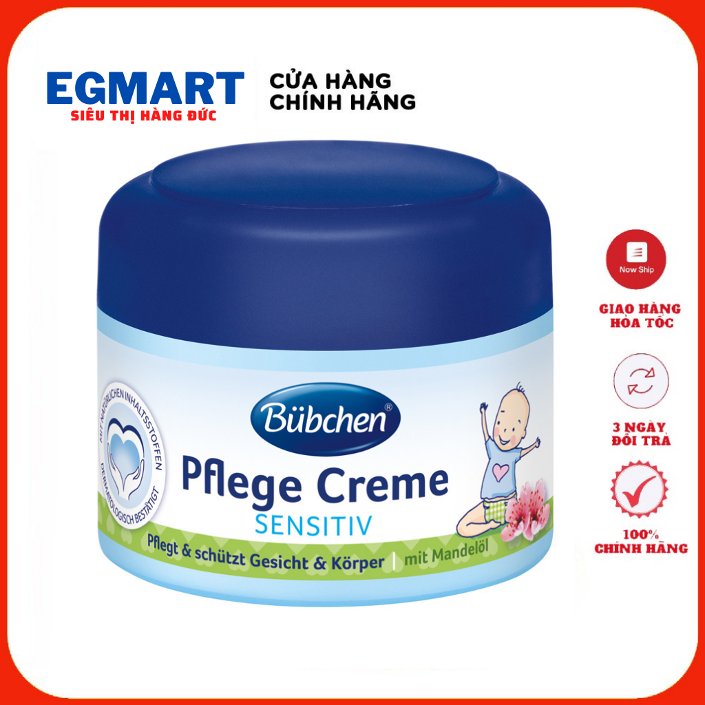 Kem dưỡng da Bubchen Pflege Creme 75ml cho bé của Đức