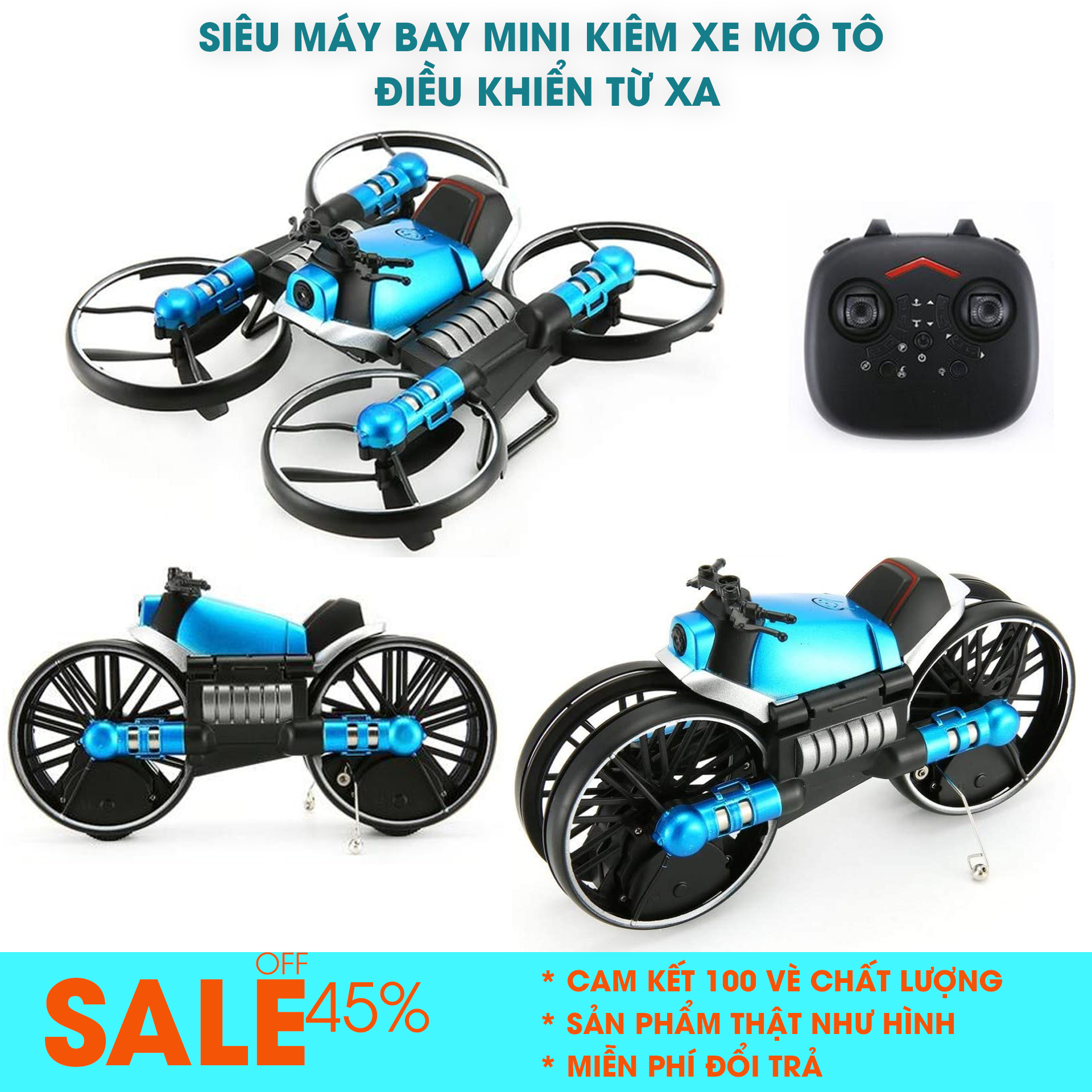 Flycam - flycam cao cấp vỏ ABS chống sốc giá rẻ - Siêu máy bay mini kiếm xe Mô tô điều khiển từ xa có camera, chụp hình - quay phim HD - chất lượng 4K. Tự động về vị trí ban đầu khi sắp hết pin