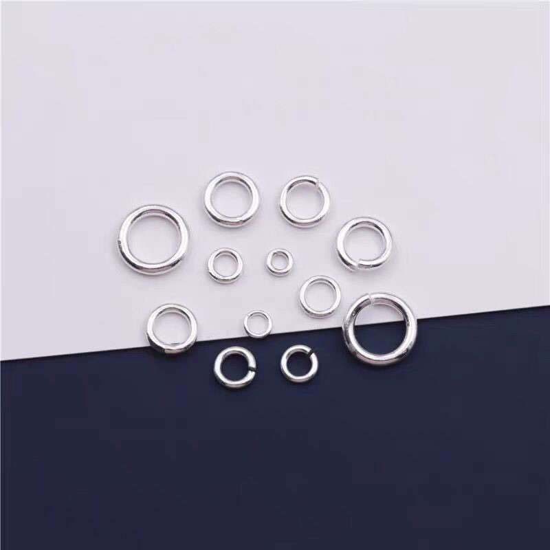 [S925] Khoen tròn bằng bạc mở sẵn - MH664