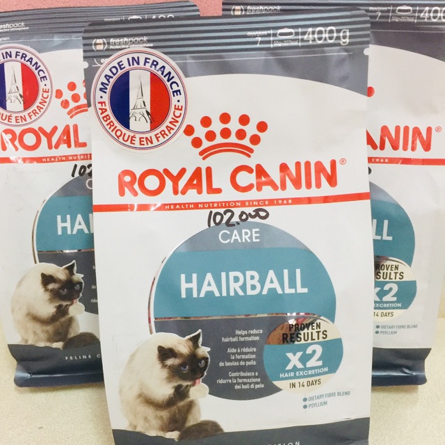 [HCM]400gr Thức ăn hạt royal canin Hairball cho mèo chất lượng đảm bảo an toàn đến sức khỏe người sử dụng cam kết hàng đúng mô tả