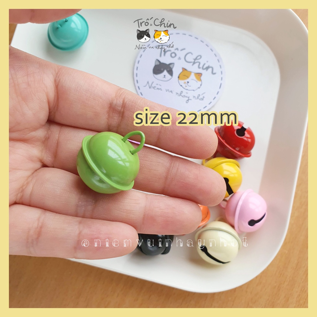 Chuông trang trí 22mm nhiều màu để lựa chọn