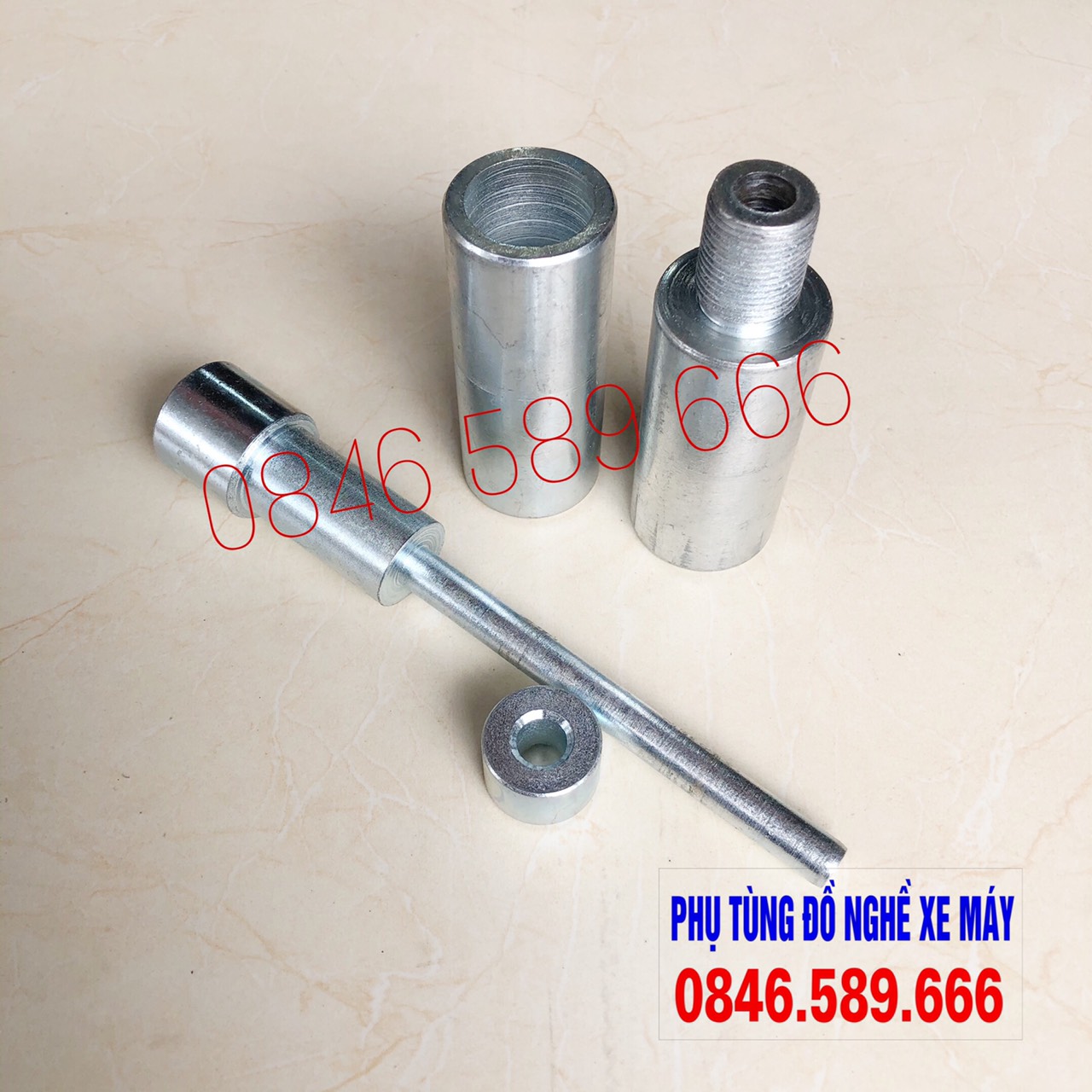 Vam Đóng Bạc Càng Cảo Bạc Gấp Xe Máy