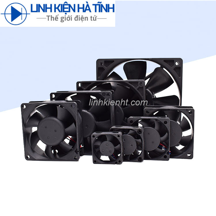 Quạt 12v 4 5 6 7 8 9 12cm hàng mới loại tốt