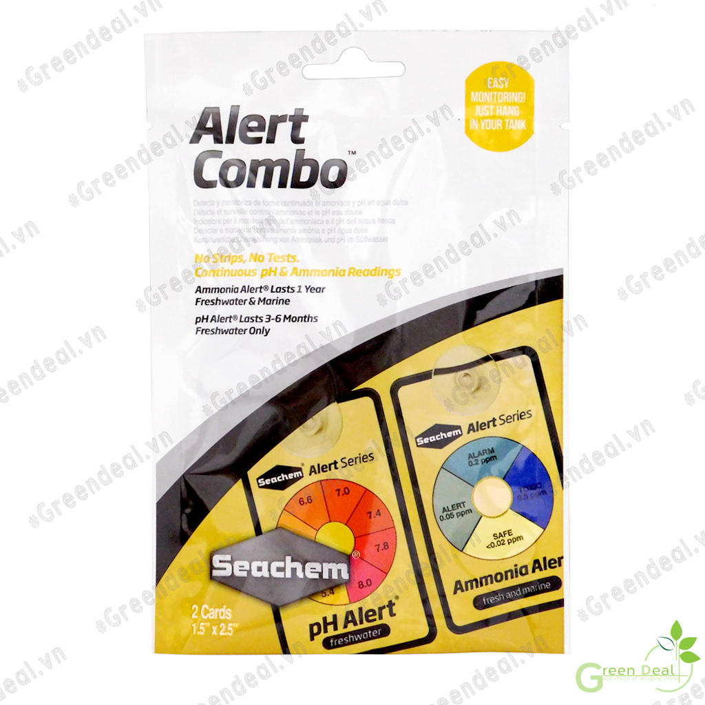 Seachem - alert combo | bộ đo chất lượng nước hồ thủy sinh