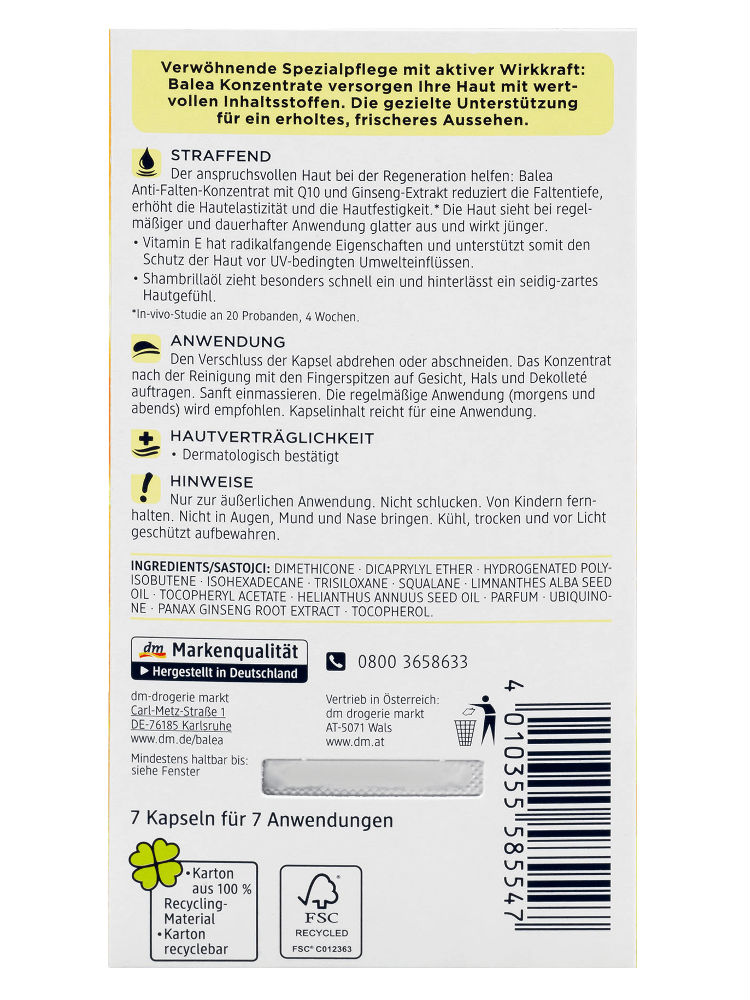 [Đức]VIÊN NANG TƯƠI VITAMIN C CỦA BALEA